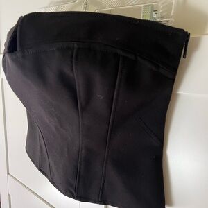 Zara bustier, tube top blouse.